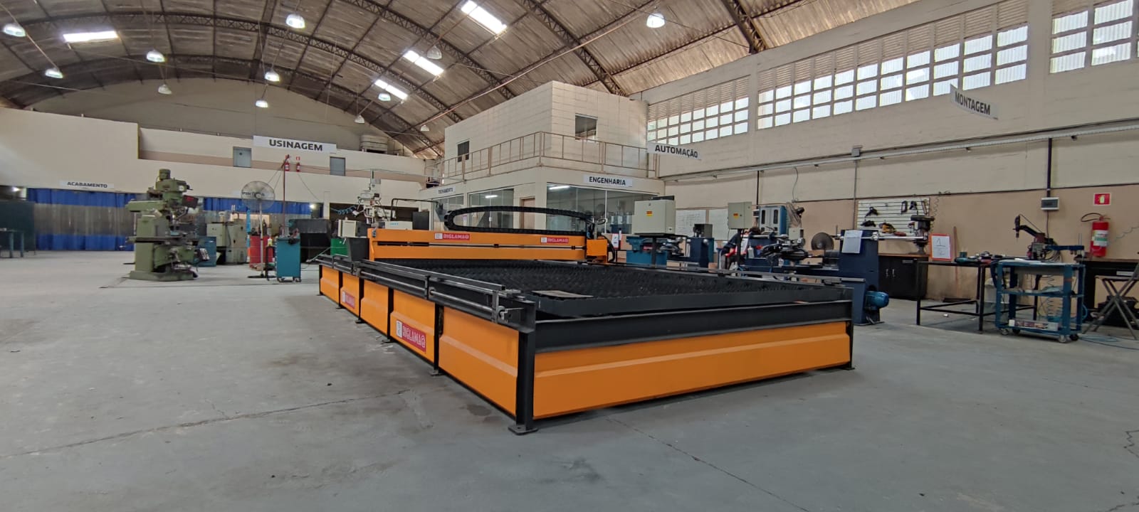 Corte Plasma CNC Riglamaq - Vista geral